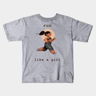 Run Like a Girl Kids T-Shirt